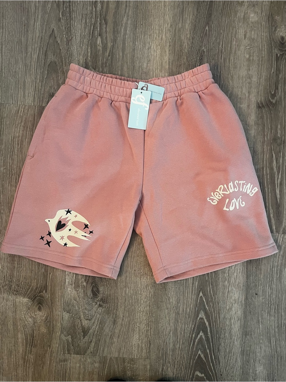 NWT Elevated Faith Sweat Shorts